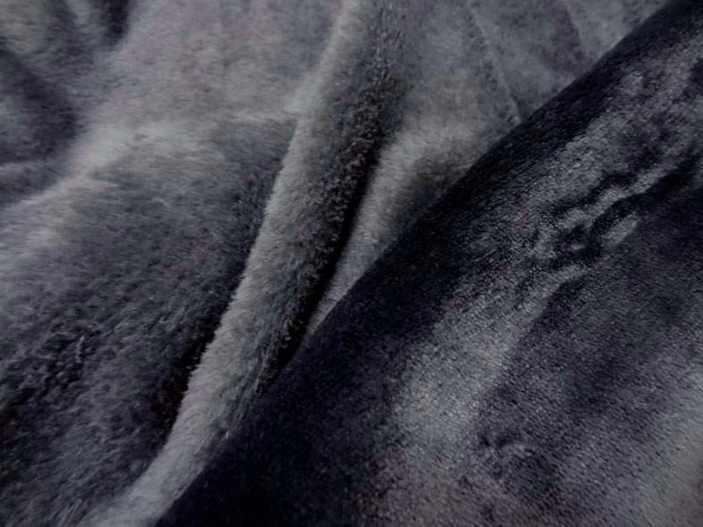 Polaire doudou gris fonce 1