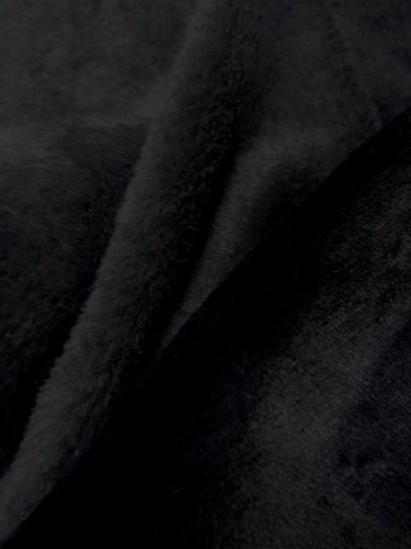 Polaire doudou noire 2