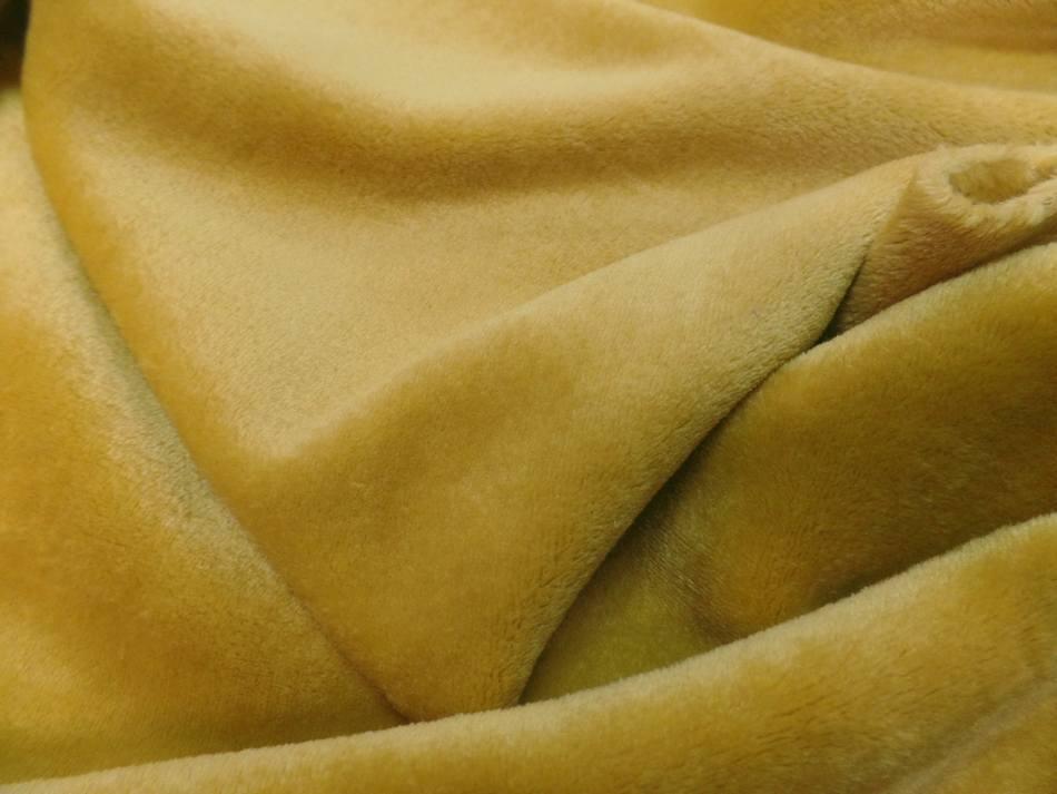 Polaire doudou teinte dore0