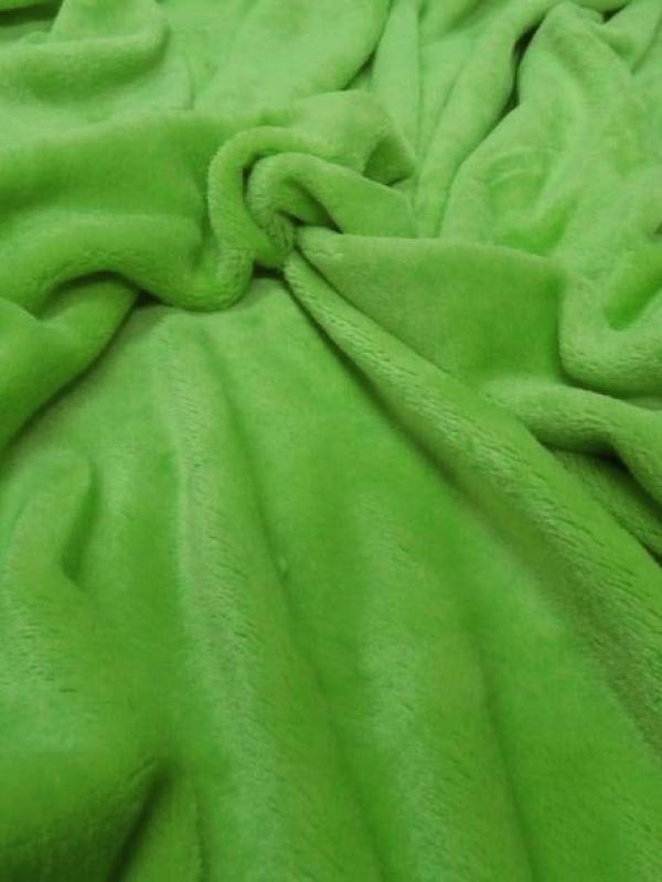 Polaire doudou vert perroquet 1 