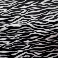 Polaire doudou zebree noir et blanc 1 