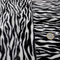 Polaire doudou zebree noir et blanc 2 