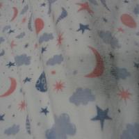 Polaire enfant fond blanc lune etoile 3 