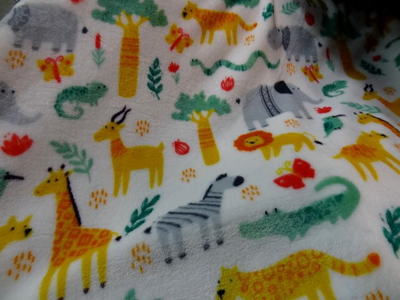 Polaire enfant jungle multicolore 3