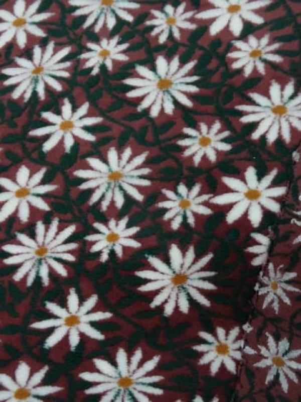 Polaire epaisse faconne marguerite