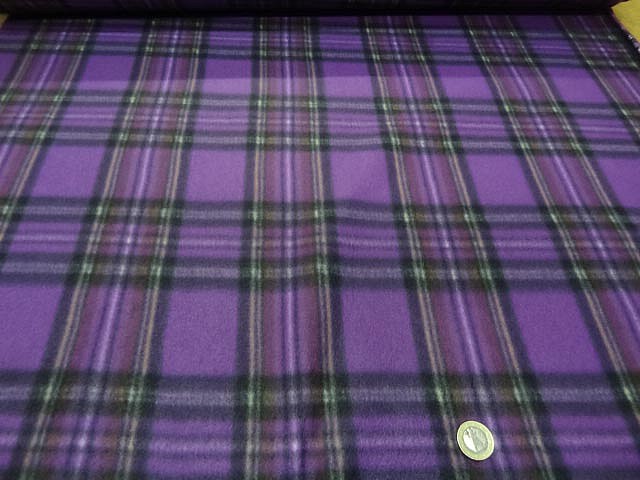 Polaire prune a carreaux tartan 6 2