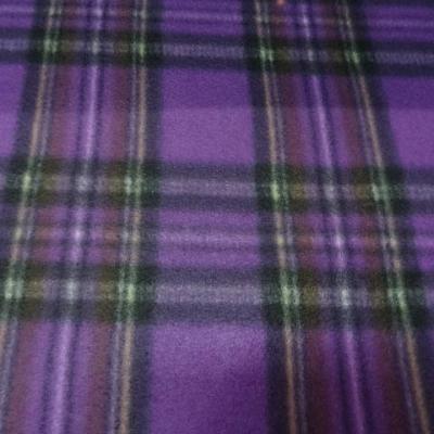 Polaire prune a carreaux tartan 6 3 