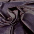 Poly velours effet suedine aubergine 2