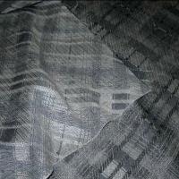 Polyamide coton tons gris a carreaux 1