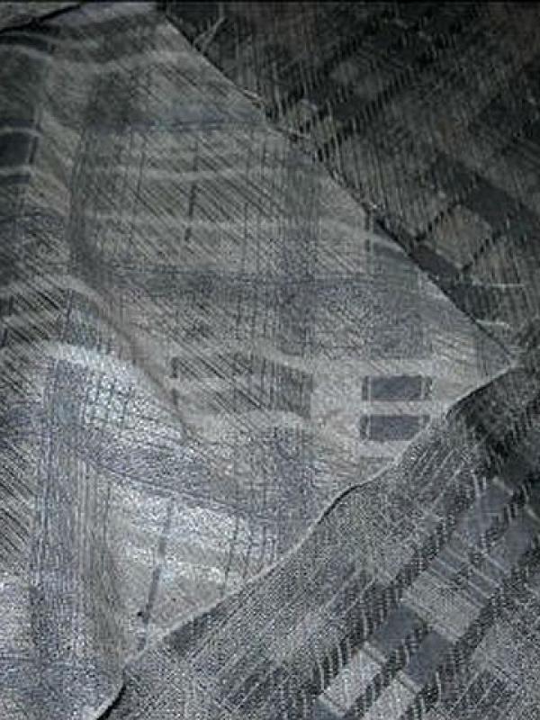 Polyamide coton tons gris a carreaux 1 