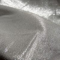 Polyester blanc lame argent 2 