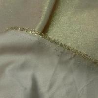 Polyester blanc lame or 
