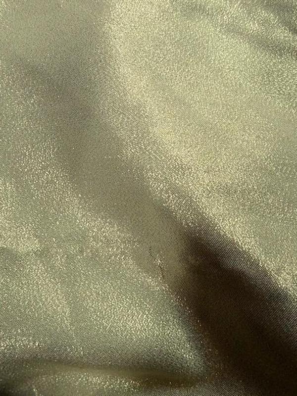 Polyester blanc lame or 3 