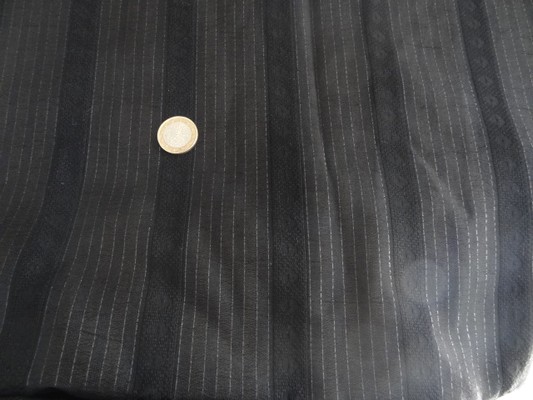 Polyester chemise noir et lurex 01