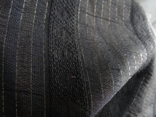 Polyester chemise noir et lurex 03