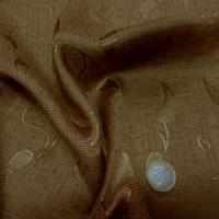 Polyester coton damasse gouttes camel dore 3 