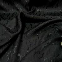 Polyester coton noir aureoles satinees 2