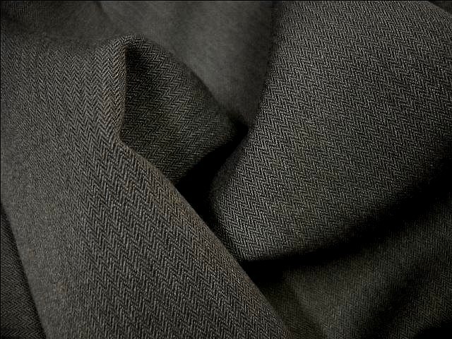 Polyester fin chevron gris taupe 1