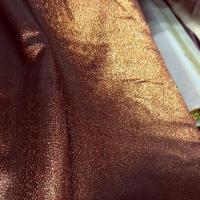 Polyester noir lame cuivre 4