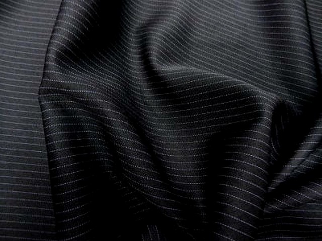 Polyester noir rayures tennis 1