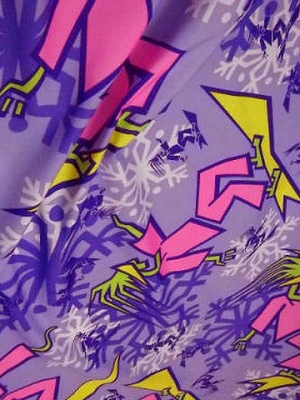 Polyester satine surfer tag mauve violet 2 