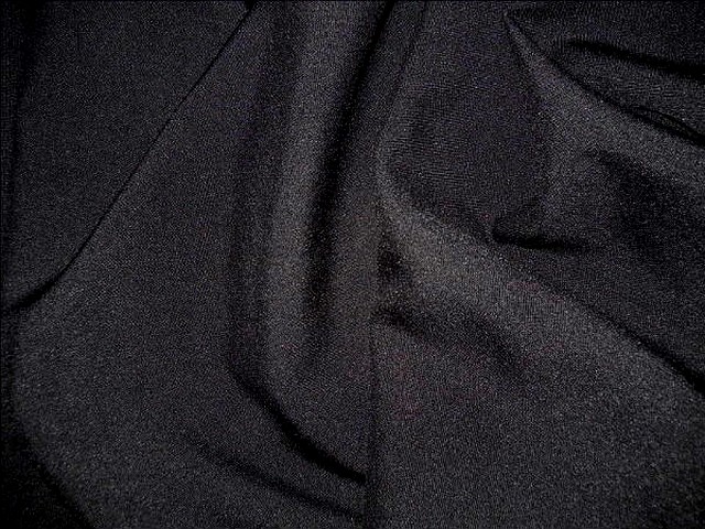 Polyester stretch noir 1