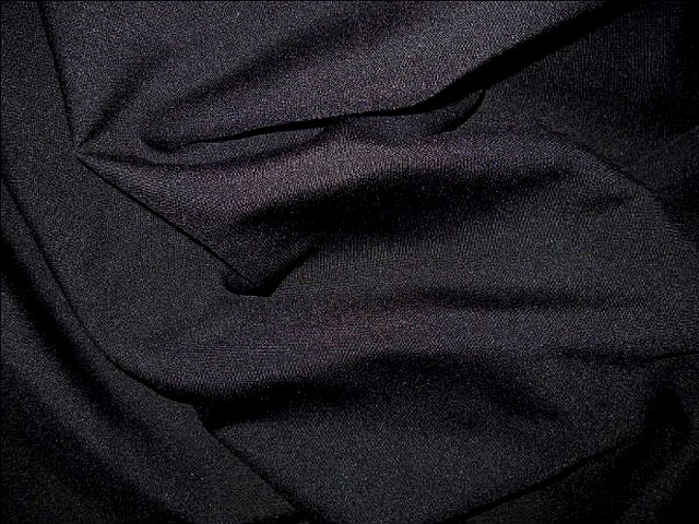 Polyester stretch noir 2