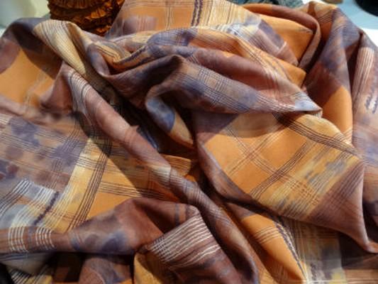 Polyester vintage orange 1 