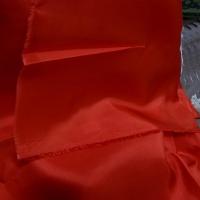 Ponge de soie orange brique 4 