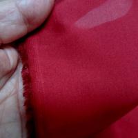 Ponge de soie rouge bordeaux 1 
