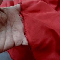Ponge de soie rouge cardinal 3 