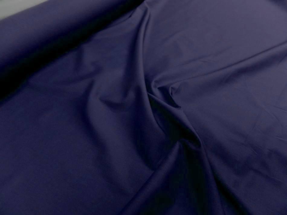 Popeline coton bleu marine