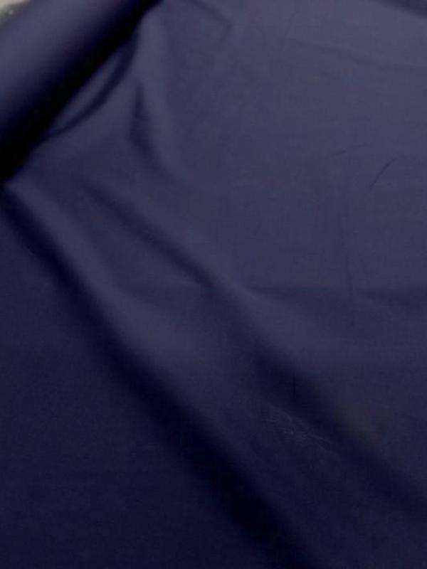 Popeline coton bleu marine00
