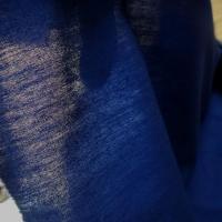 Popeline coton bleue marine 1