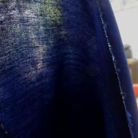 Popeline coton bleue marine 3