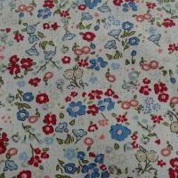 Popeline coton fond blanc fleurettes ninon 3