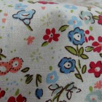 Popeline coton fond blanc fleurettes ninon 6 