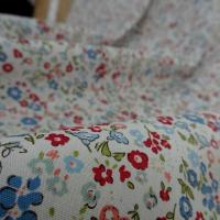 Popeline coton fond blanc fleurettes ninon 7 