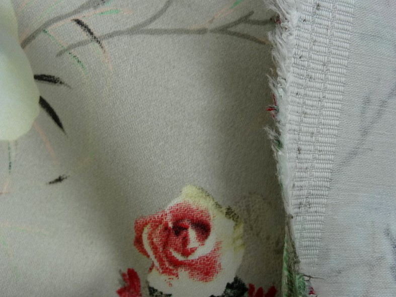 bengaline coton lycra beige petits rosiers 3