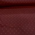 Popeline coton lycra rouge bordeaux motif provence 