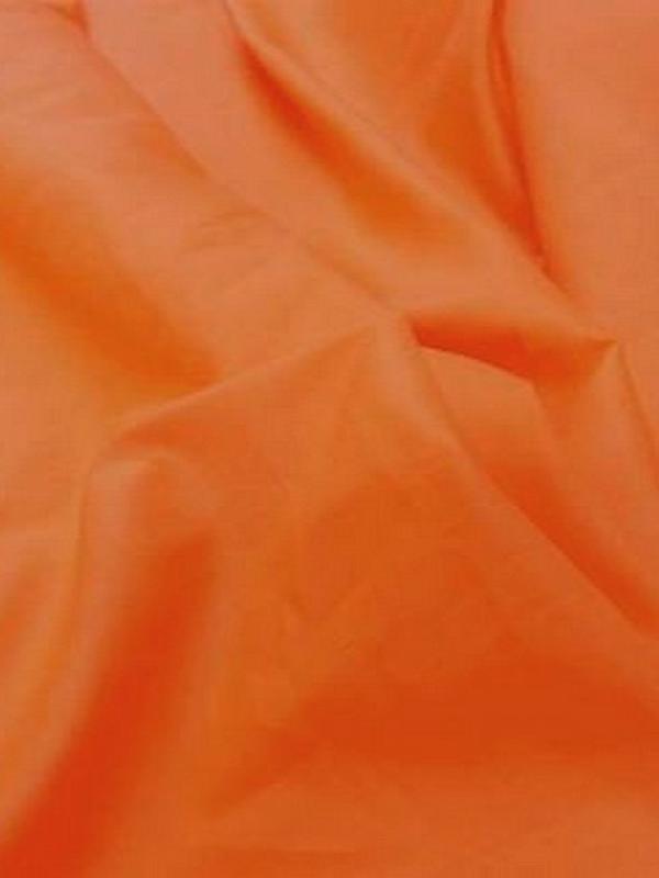 Popeline coton orange