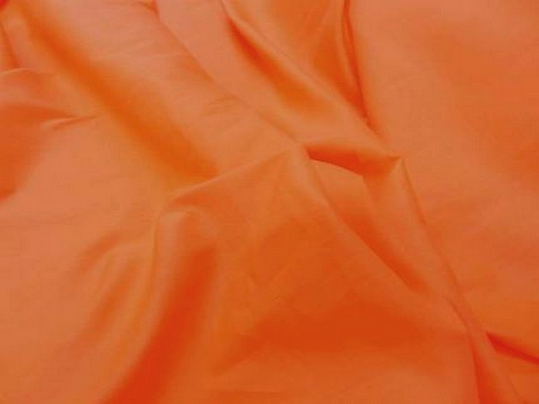 Popeline coton orange