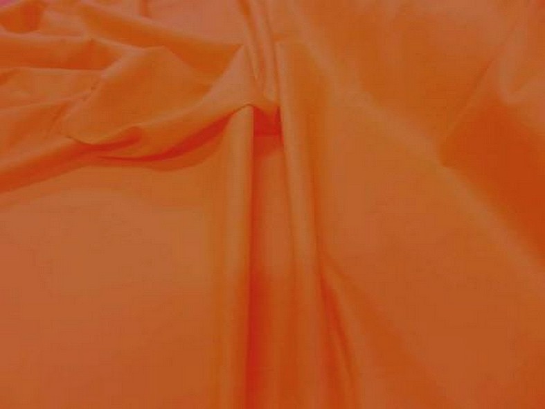 Popeline coton orange 2