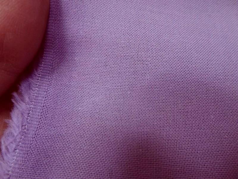 Popeline coton teinte glycine 1