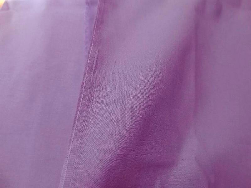 Popeline coton teinte glycine 3