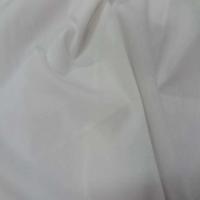 Popeline coton uni ton blanc