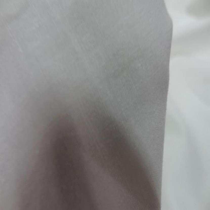 Popeline coton uni ton blanc09