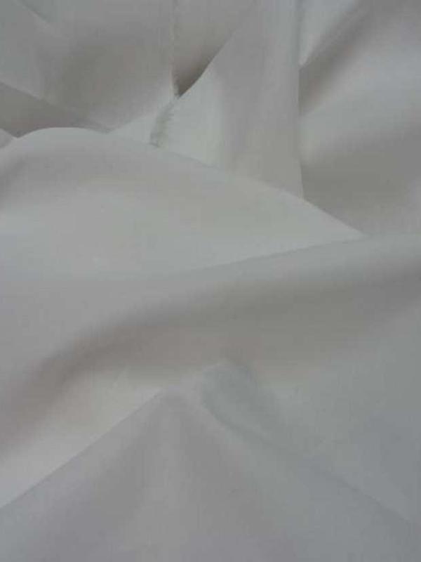 Popeline coton uni ton blanc4