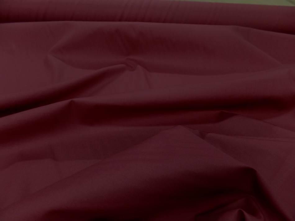 Popeline coton uni ton bordeaux4