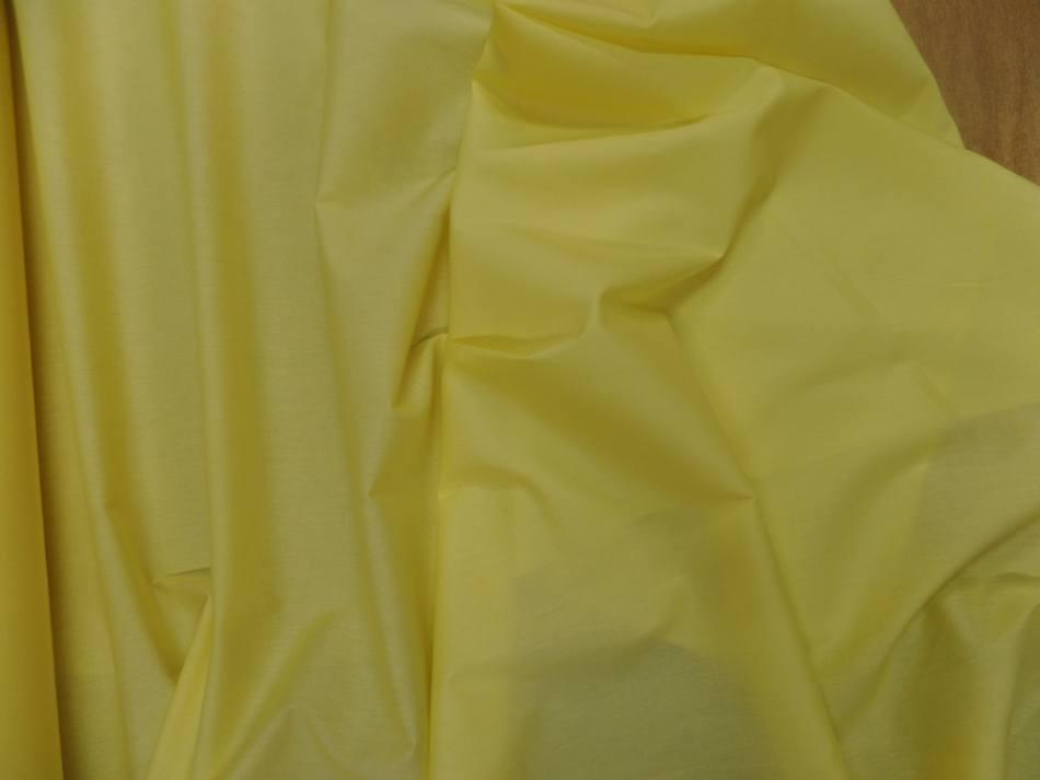 Popeline coton uni ton jaune0